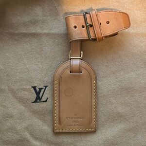 Authentic Louis Vuitton Name Tag